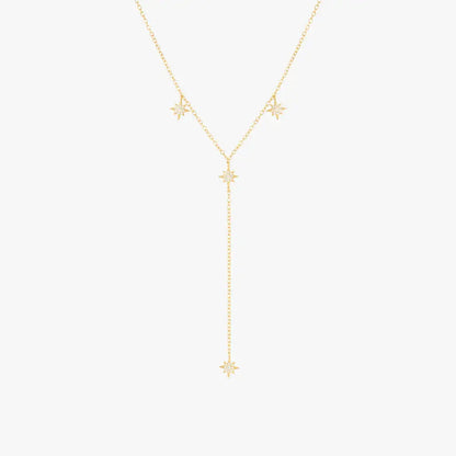 Long Y-Shape Tassel Star Pendant Necklace
