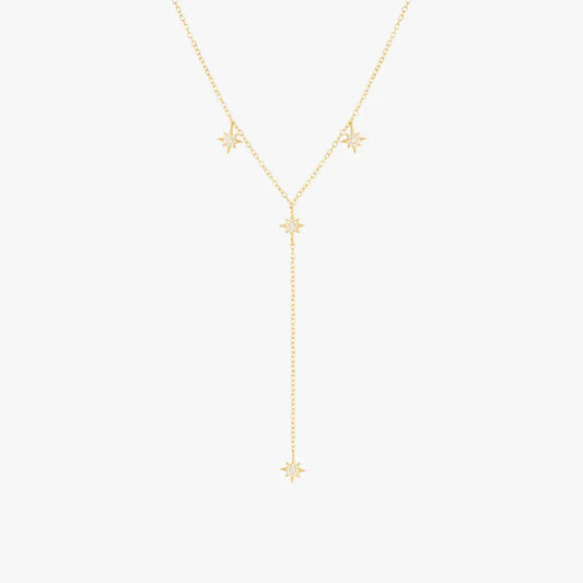 Long Y-Shape Tassel Star Pendant Necklace