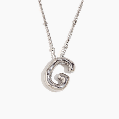 Bold Initial Pendant Necklace
