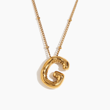 Bold Initial Pendant Necklace