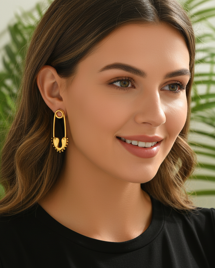 SpikePin Oversize Earrings