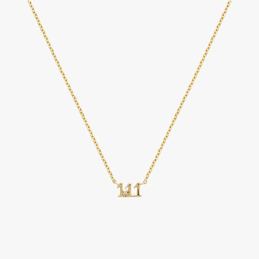 Angel Number Pendant Necklace