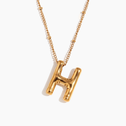 Bold Initial Pendant Necklace