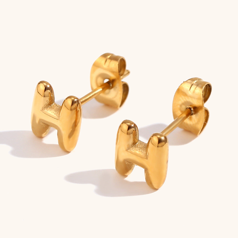 Minimalist Gold Stud Earrings