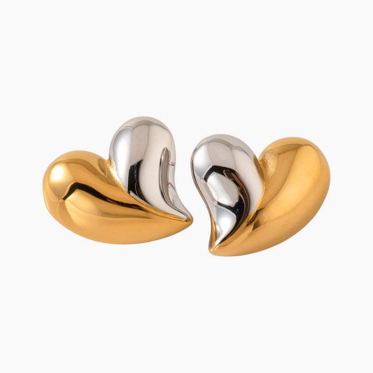 Amoura Bold Heart Earrings