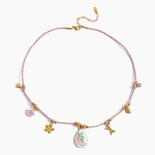Whimsy Charms Rope Necklace