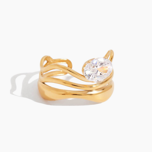 Lumé Wave Ring