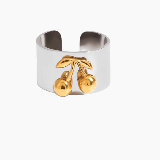 Cherry Pop Ring - Silver