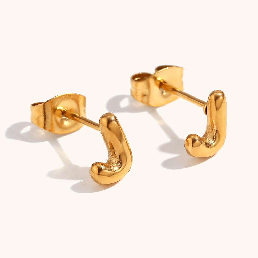 Minimalist Gold Stud Earrings