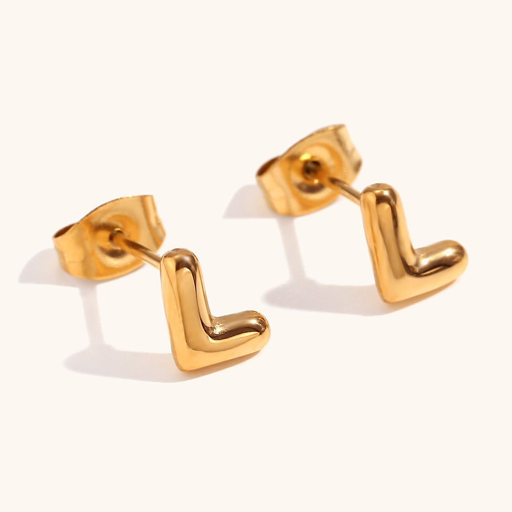 Minimalist Gold Stud Earrings