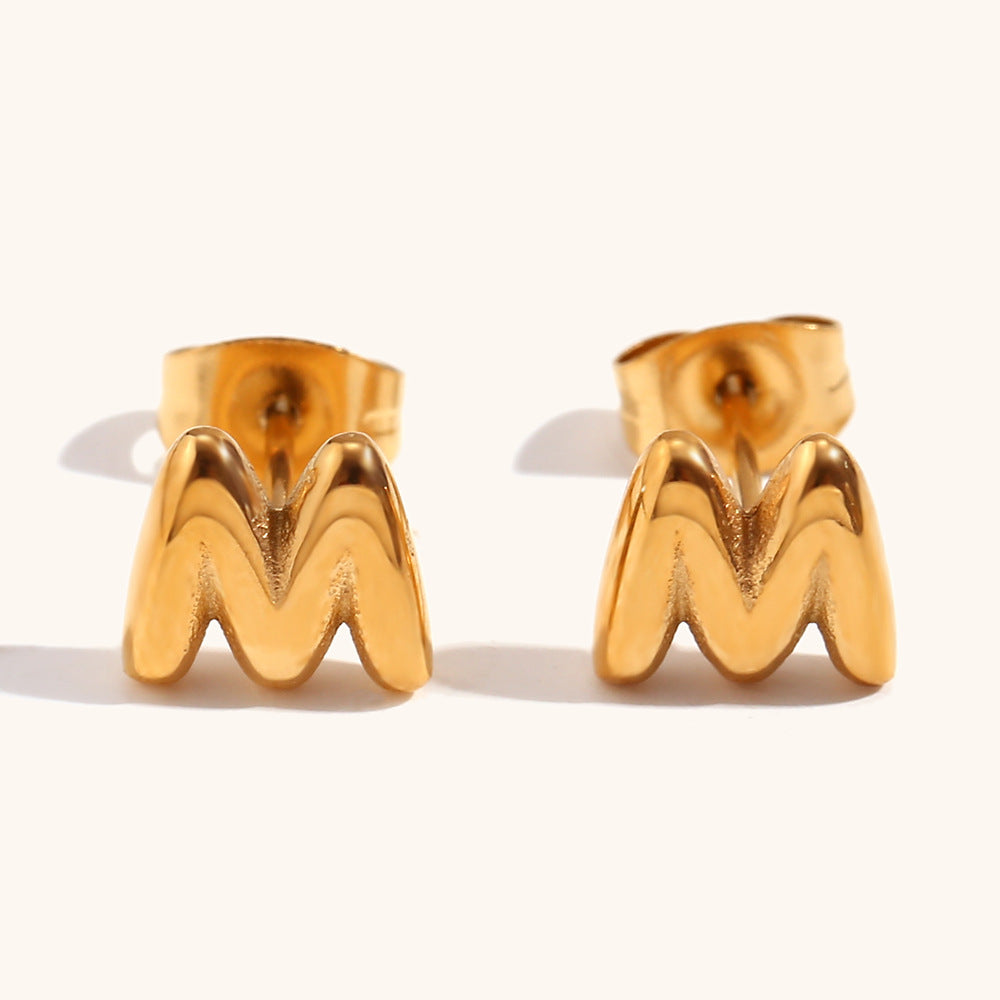 Minimalist Gold Stud Earrings