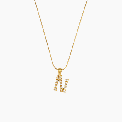 Pearl Initial Pendant Necklace