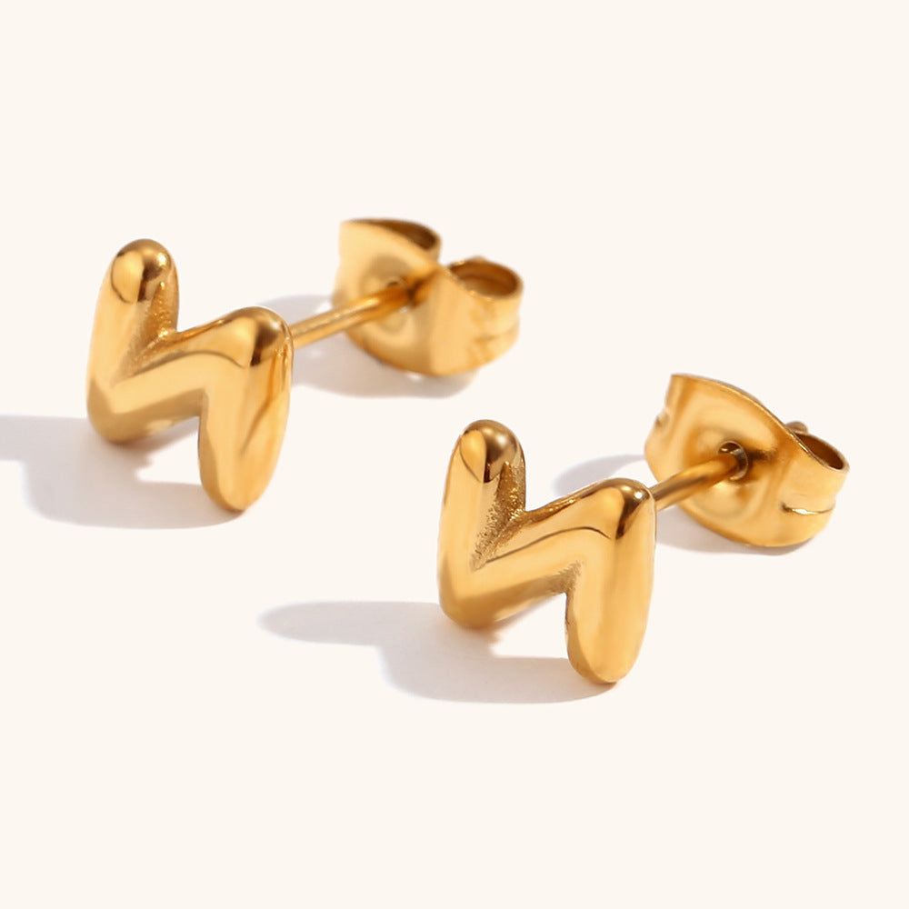 Minimalist Gold Stud Earrings