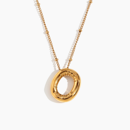 Bold Initial Pendant Necklace