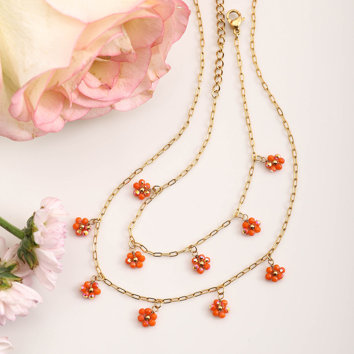 Floret Drops Necklace