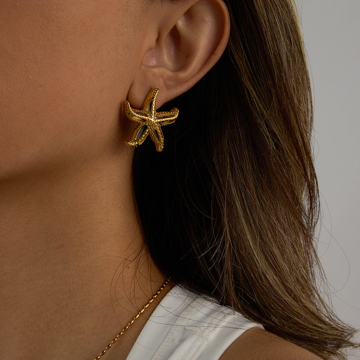 Tidewhirl Starfish Earrings