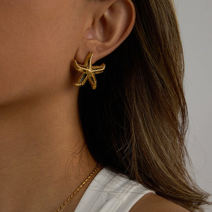 Tidewhirl Starfish Earrings