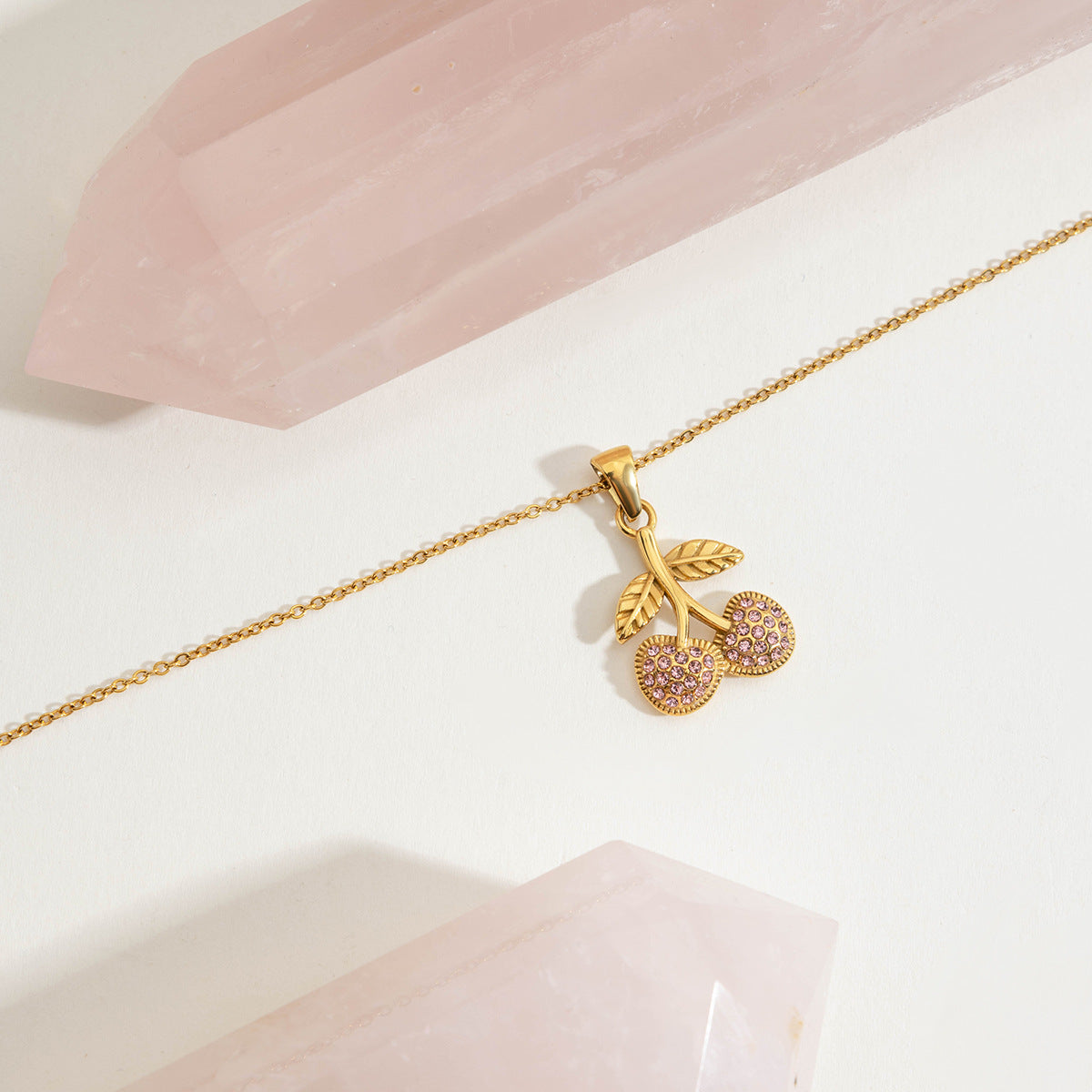 Cherry Spark Necklace