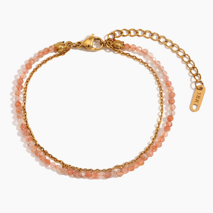 Sunstone Mist Chain Bracelet