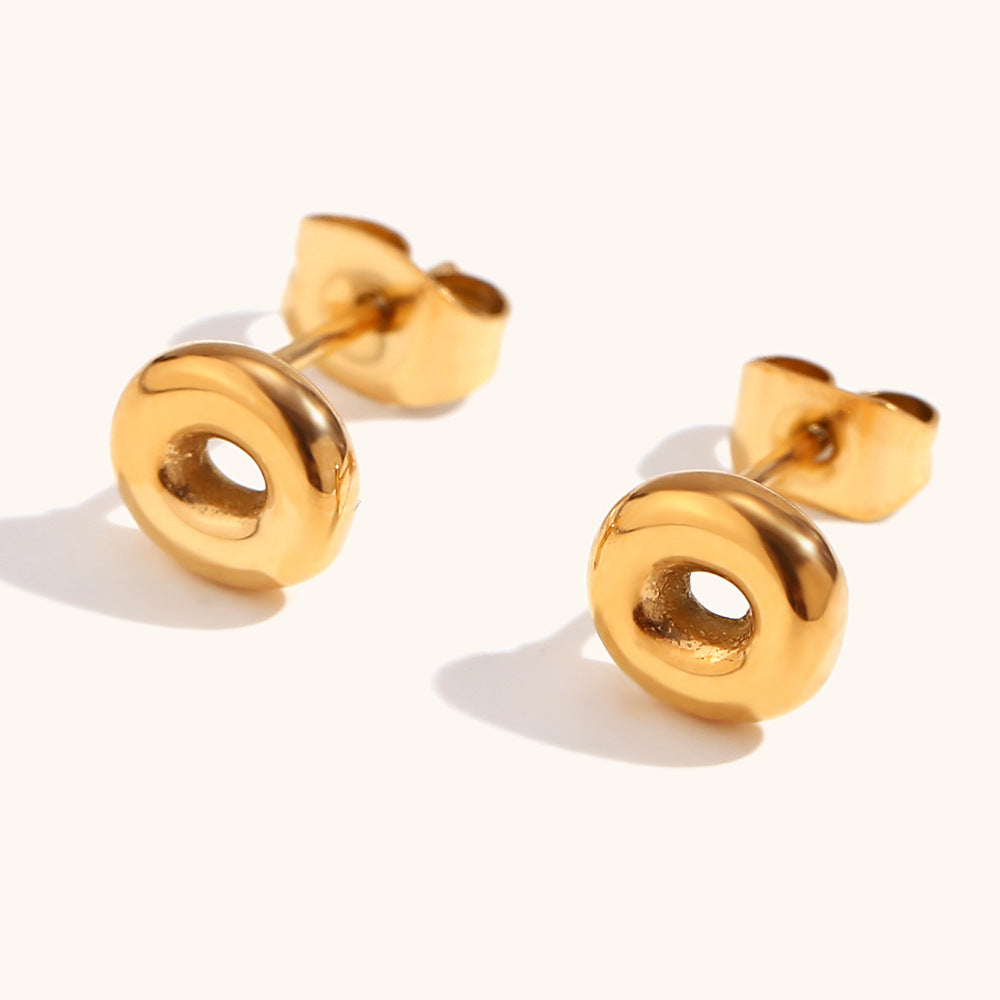 Minimalist Gold Stud Earrings