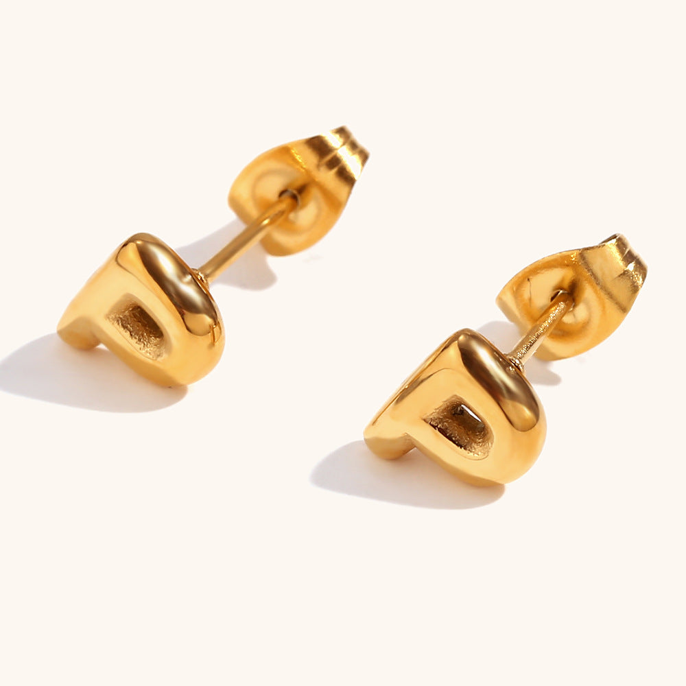 Minimalist Gold Stud Earrings