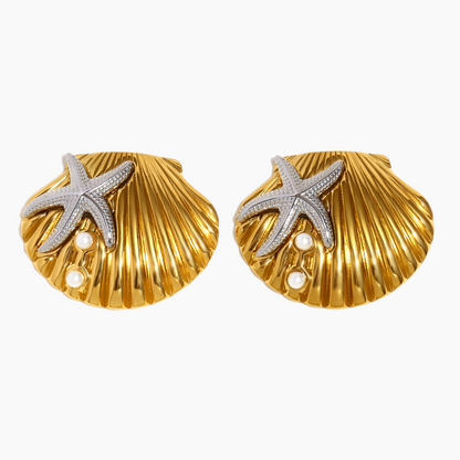 Ocean Treasure Shell Earrings