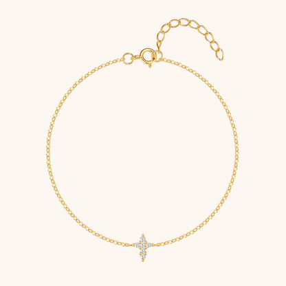 Star Bracelet with Zirconia