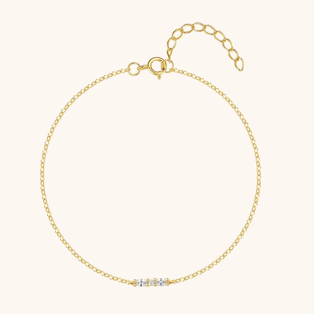 Zirconia Bar Bracelet