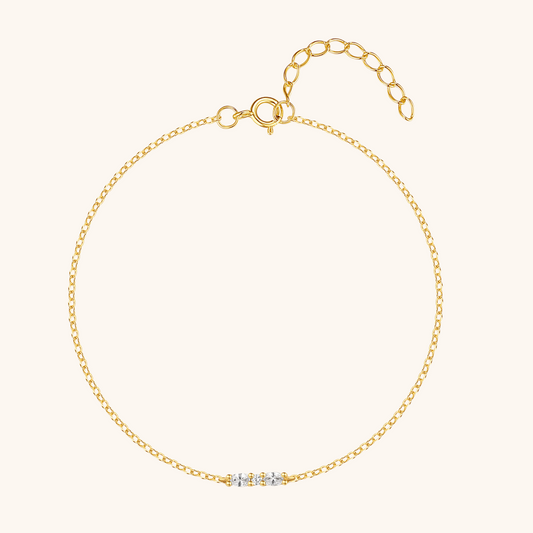 Zirconia Bar Bracelet