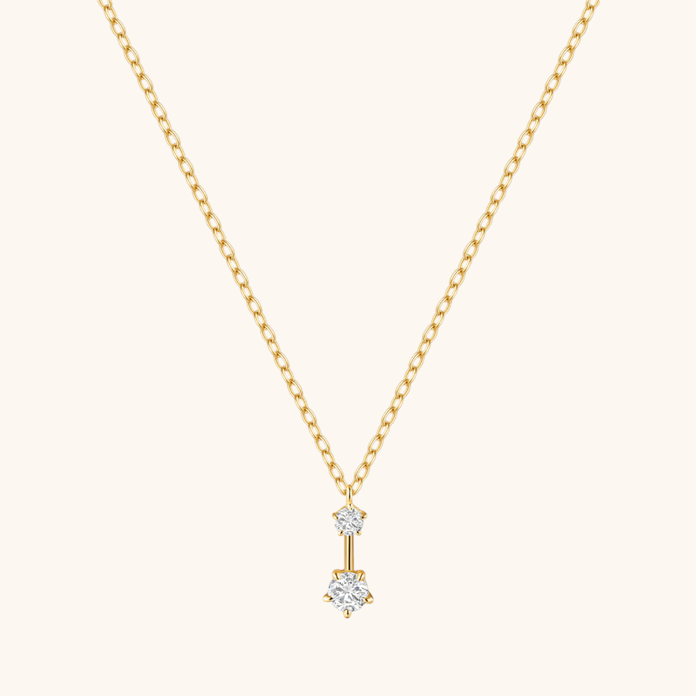Minimalist Water Drop Pendant Necklace