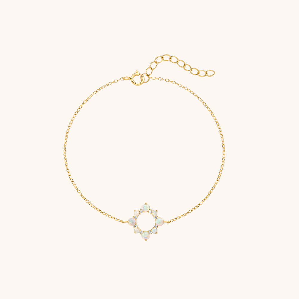 Opal Sunburst Bracelet