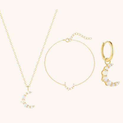 Opal Moon Jewelry Set