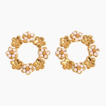 Blossom Harmony Hoop Earrings