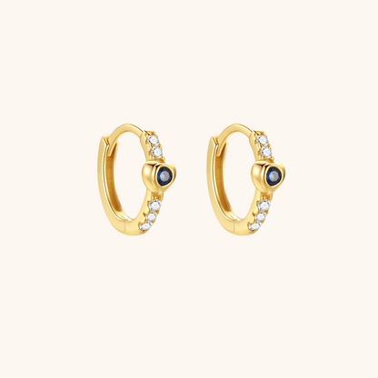 Hoop Earrings with Zirconia