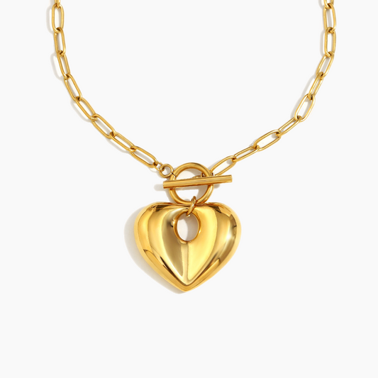 Eternal Ember Heart Necklace