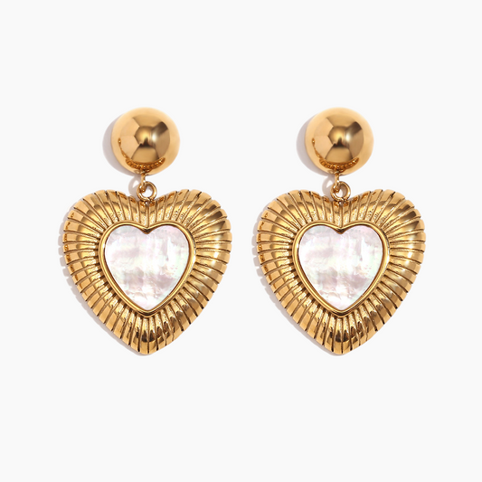 Eternal Love Mother of Pearl Earrings
