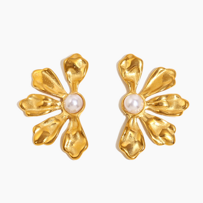 Flora Pearl Bloom Earrings