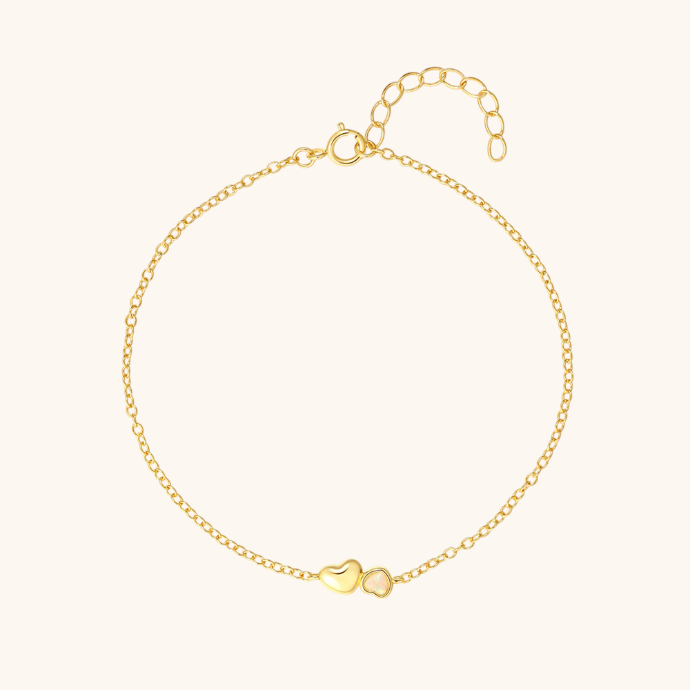 Heart Opal Bracelet