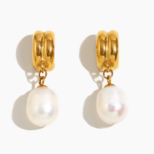 Aurora Pearl Drop Earrings