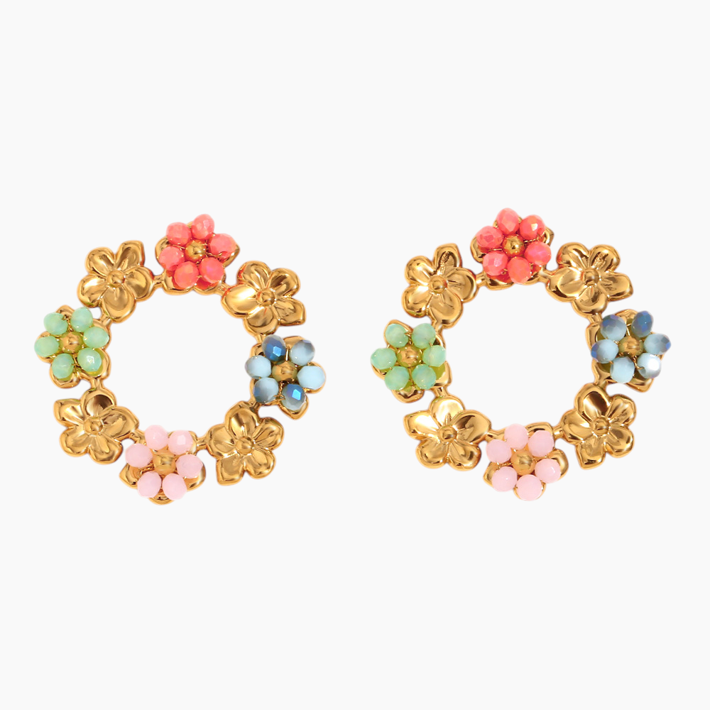 Blossom Harmony Hoop Earrings