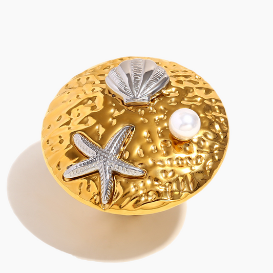 Ocean Relic Statement Ring