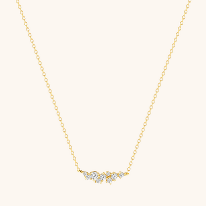 Geometric Zirconia Dainty Clavicle Necklace