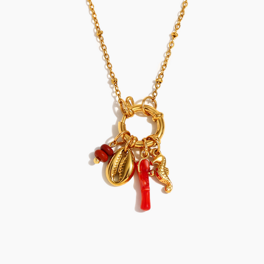 Coral Reef Charm Necklace