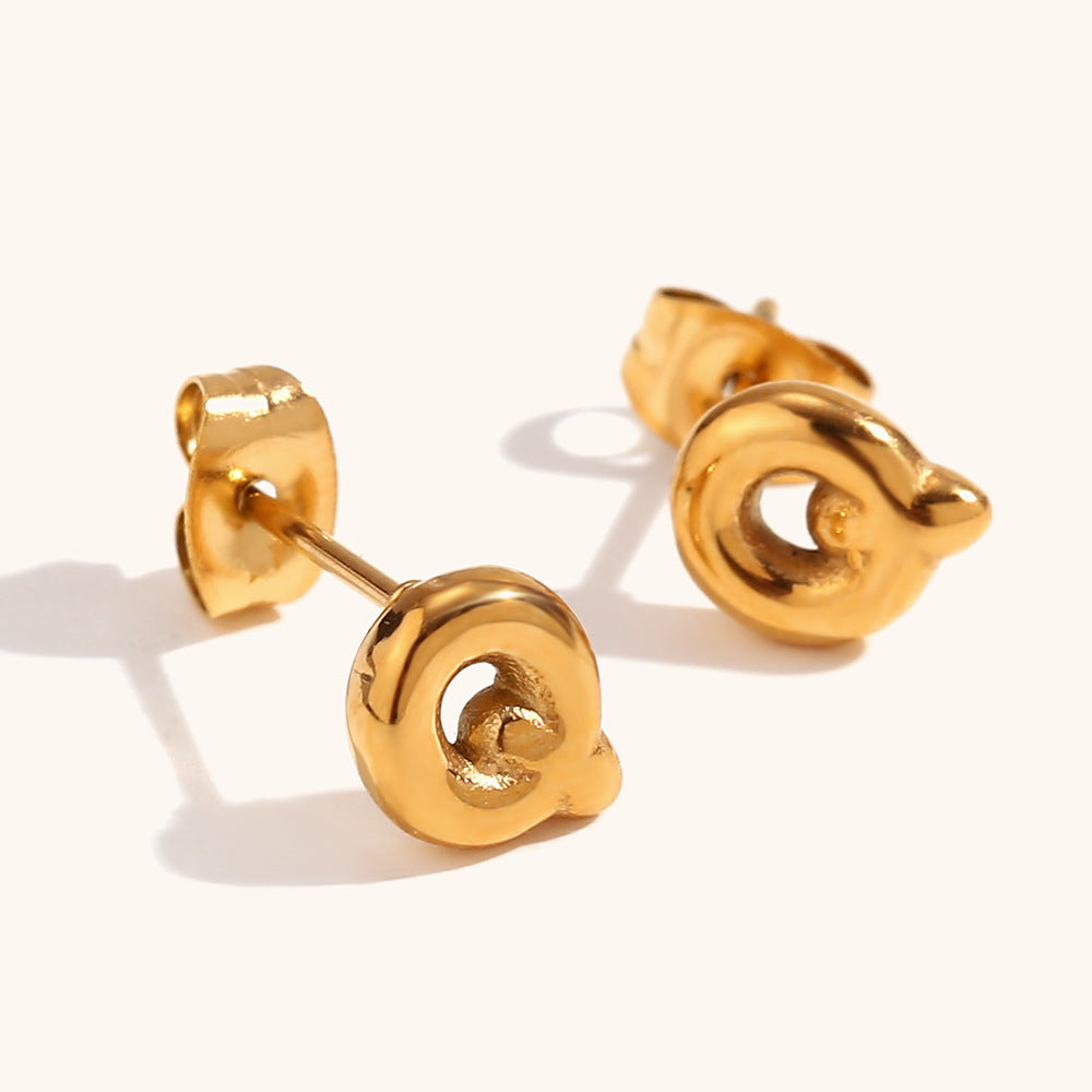 Minimalist Gold Stud Earrings