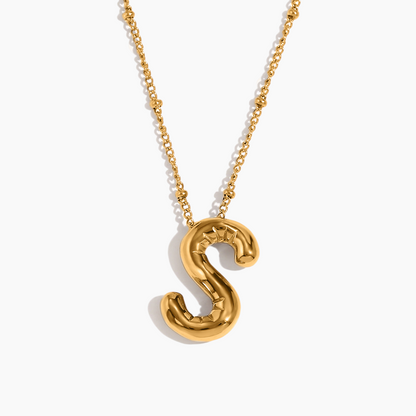 Bold Initial Pendant Necklace