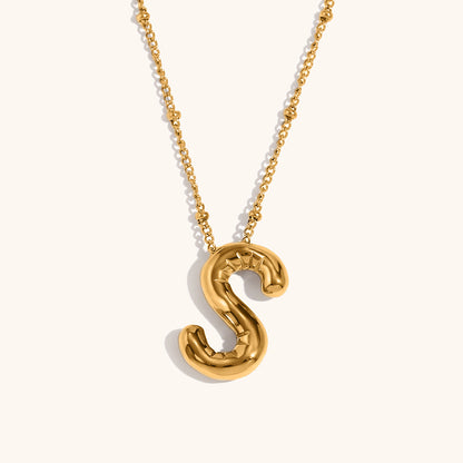 Bold Initial Pendant Necklace
