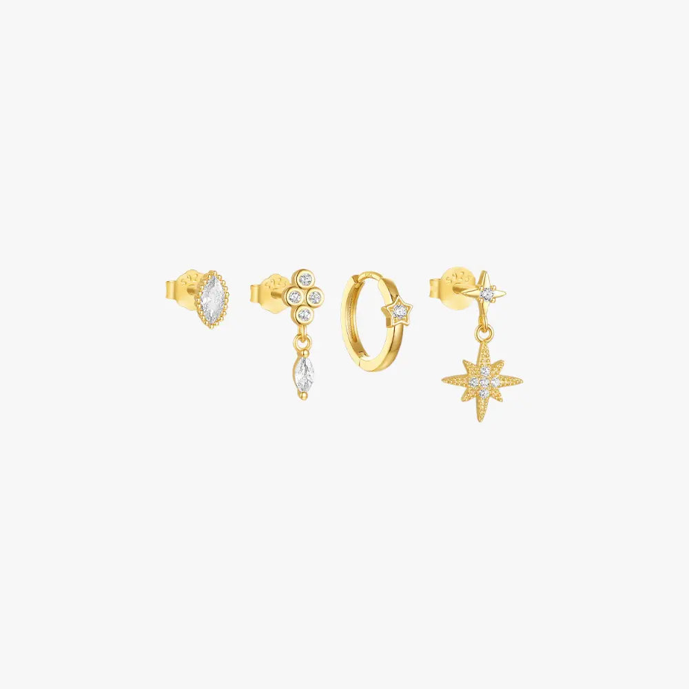 Celestial Radiance Earrings Set