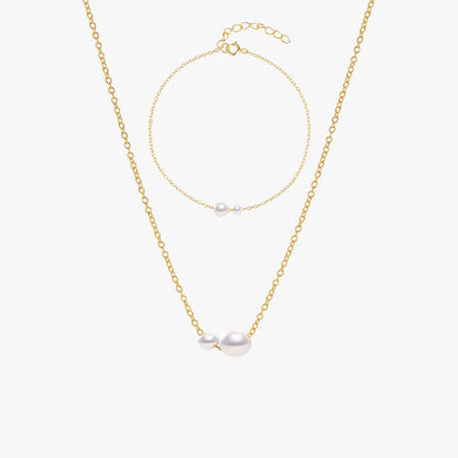 Duo Pearl Jewelry Set
