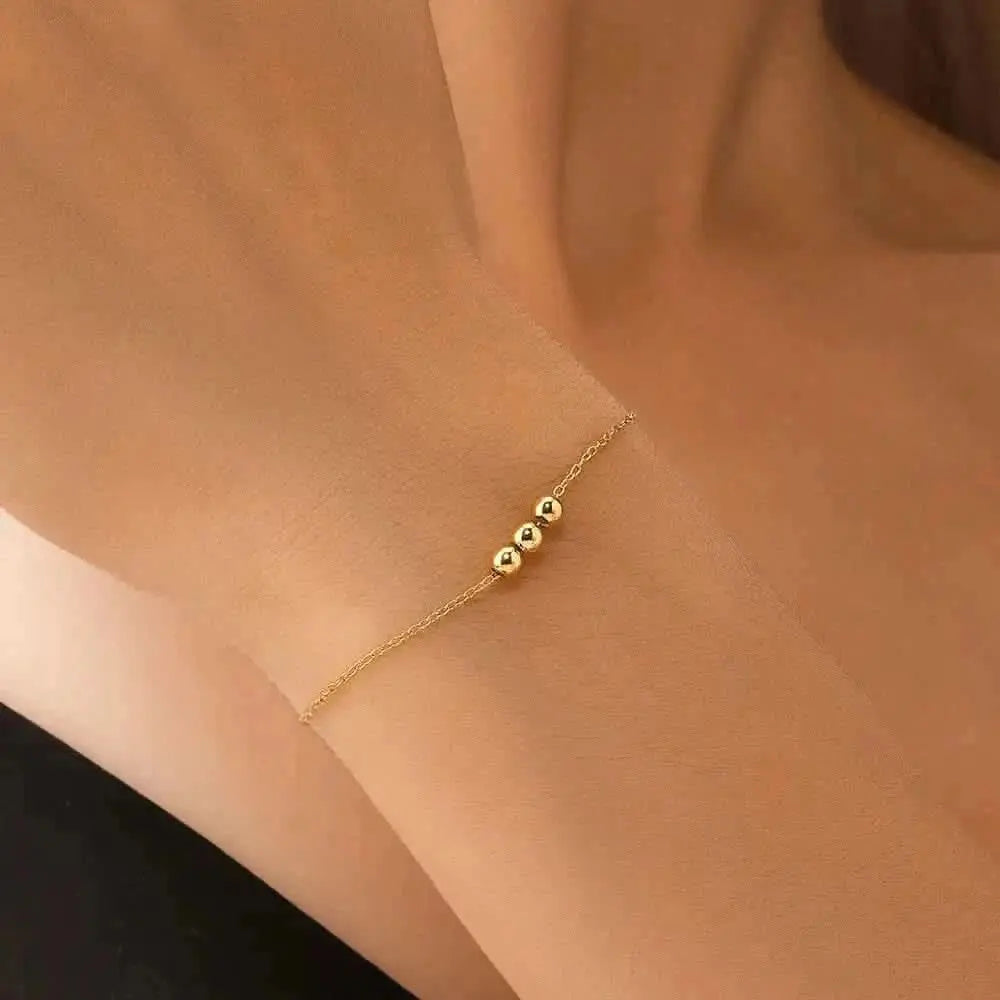 Bracelet en argent sterling avec perles