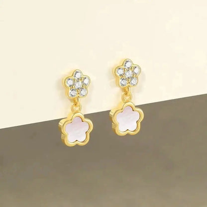 Flower Drop Earrings